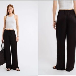Rumored NWT Black Wide-Leg Women's Pants